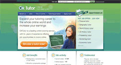 Desktop Screenshot of oktutor.net